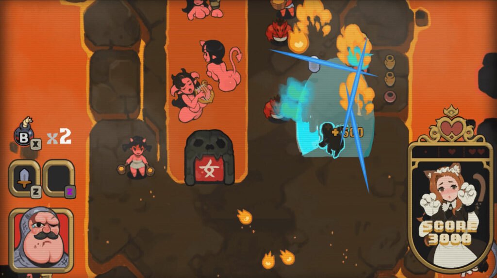 Lava level from ButtKnight game