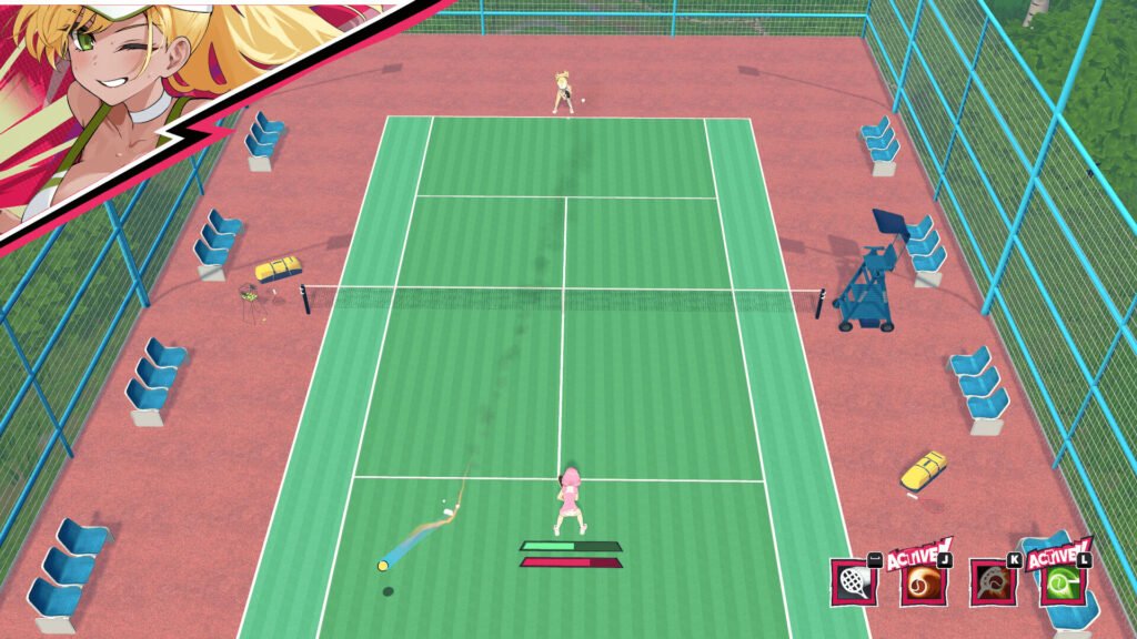 Academy Love Saga: Tennis Angels gameplay
