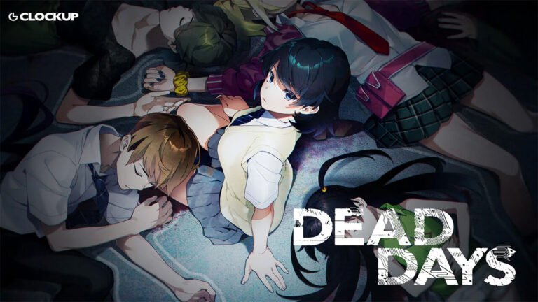 Dead Days game cover art showcasing an anime girl standing amidst unconscious bodies
