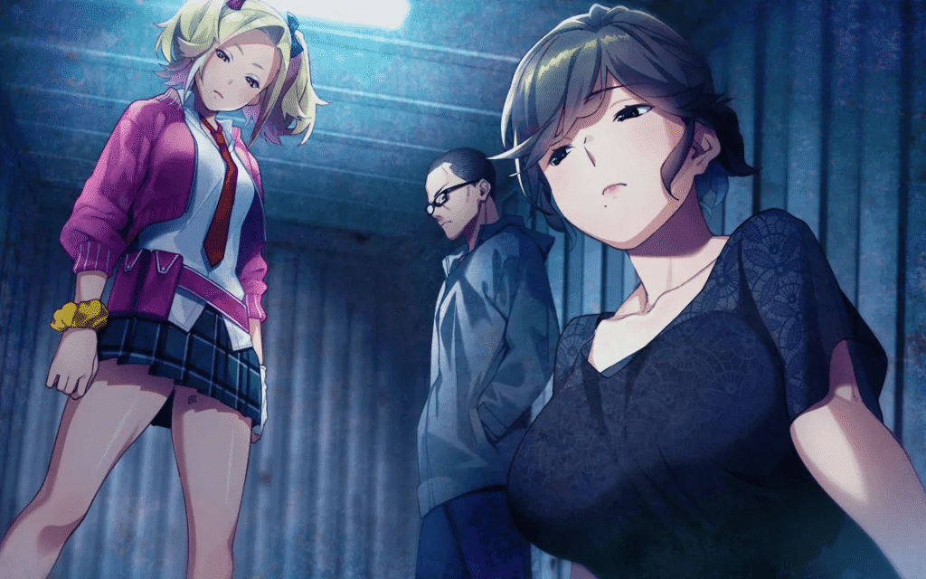 Dead Days artwork of bunch of anime characters trapped in a shipping container