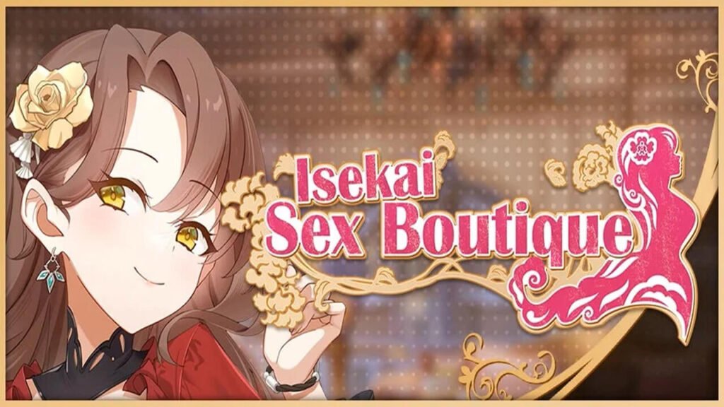 Isekai Sex Boutique hentai game cover art developed by PEROCO WORKS