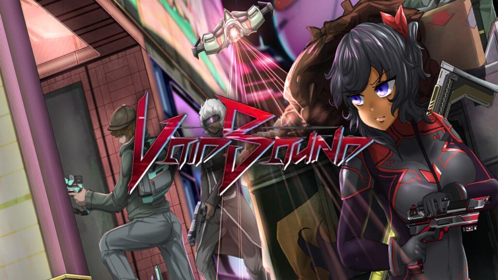 Sci-fi hentai game VoidBound cover art developed by CursedAtelier